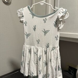 Kyte BABY Eucalyptus bodysuit twirl dress